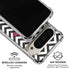 University of Arkansas-Fayetteville Chevron Print Pixel 9/9 Pro Clear Case